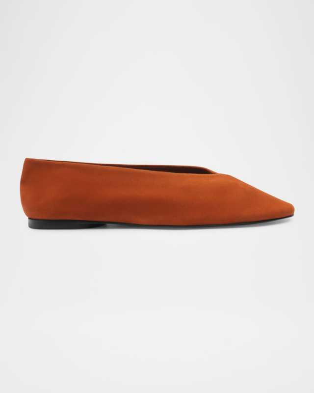 Courtney Suede Flats
